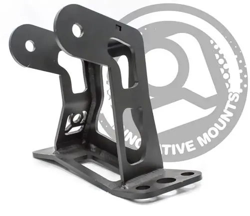Innovative 02-06 Acura RSX K-Series Black Steel AT to Manual Conversion Bracket (Non-Type S) Last Chance