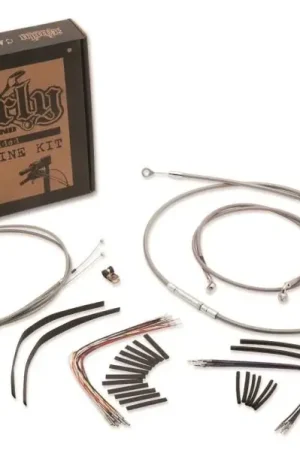 Weekend Sale Burly Brand Control Kit 18in Gorla / 19in Louie Bar - Stainless Steel