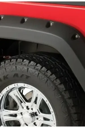 Bushwacker 17-18 Ford F-250 Super Duty Pocket Style Flares 2pc - Black Trusted Brand