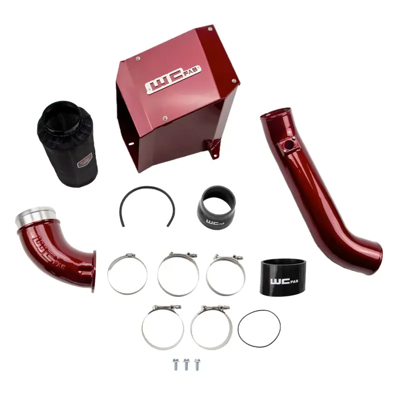 Bargain Wehrli 01-04 Duramax LB7 4in. Stage 2 High Flow Bundle Intake Kit - Cat Yellow