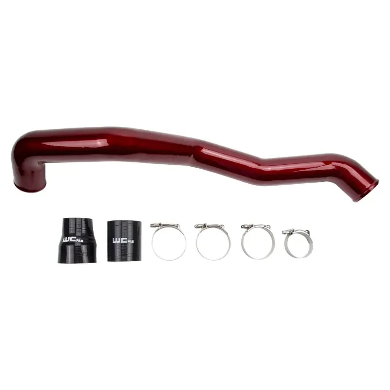 Wehrli 11-16 Duramax LML D/S 3in. Intercooler Pipe - Candy Red Must Have