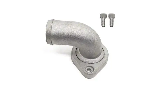 Sale Aluminum 90 Degree Water Neck Thermostat Housing; Natural