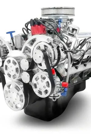 BluePrint Engines Small Block Ford 347 C.I. 415 HP Deluxe Dressed Carbureted Crate Engine with Polished Pulley Kit Same Day Shipping