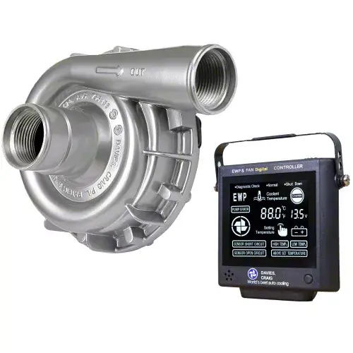 One Day Deal EWP115 Alloy Remote Electric Water Pump and Controller Combo Kit; 12-Volt