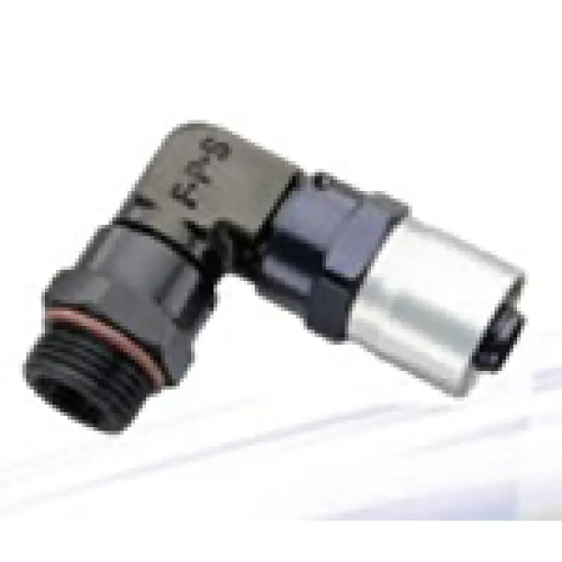 Hassle-Free Returns Fragola -10AN x 90 Degree Sport Crimp Hose End x 1/2 NPT
