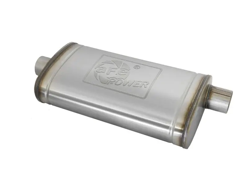 Weekend Sale aFe MACH Force-Xp Muffler 3 IN ID Center/Offset x 11 IN W x 5 IN H x 22 IN L - Oval Body