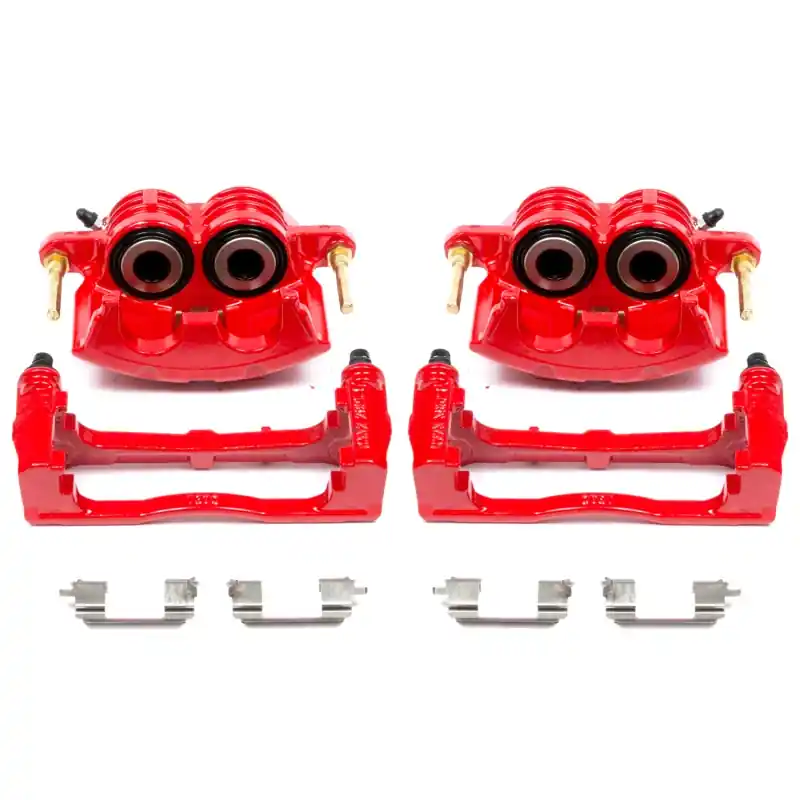 While Supplies Last Power Stop 04-05 Buick Rainier Front Red Calipers w/Brackets - Pair — PMD Premier Motoring Development
