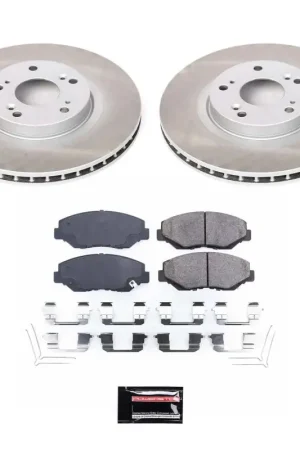 Budget Power Stop 12-15 Honda Civic Front Semi-Coated Rotor Kit — PMD Premier Motoring Development
