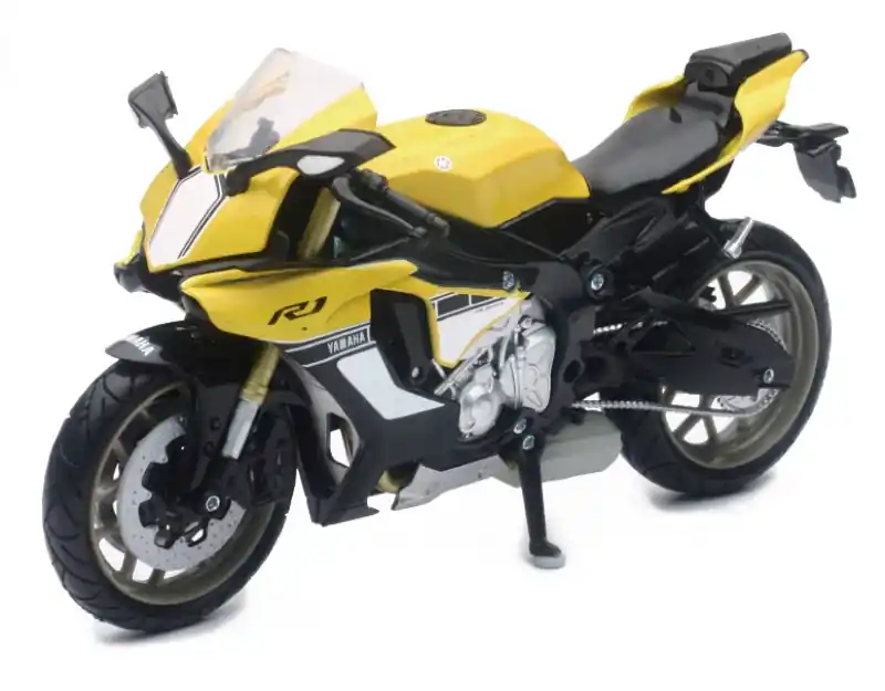 New Ray Toys Yamaha YZF-R1 Street Bike (Yellow)/ 1:12 Free Shipping