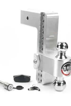 Best Choice Weigh Safe 180 Hitch 10in Drop Hitch & 3in Shank (10K/21K GTWR) w/WS05 - Aluminum