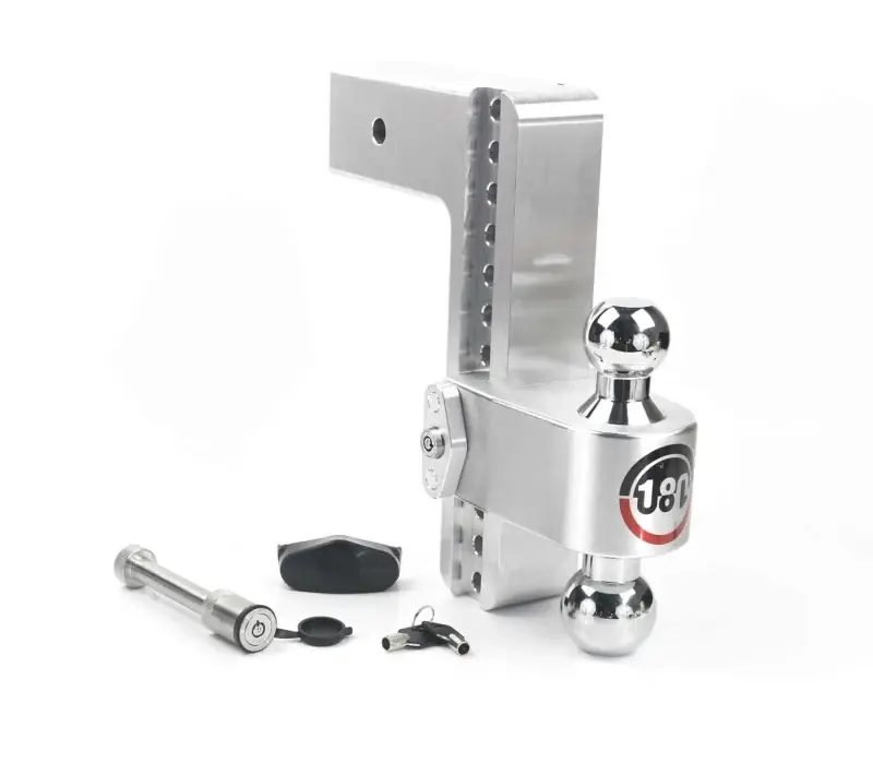 Best Choice Weigh Safe 180 Hitch 10in Drop Hitch & 3in Shank (10K/21K GTWR) w/WS05 - Aluminum