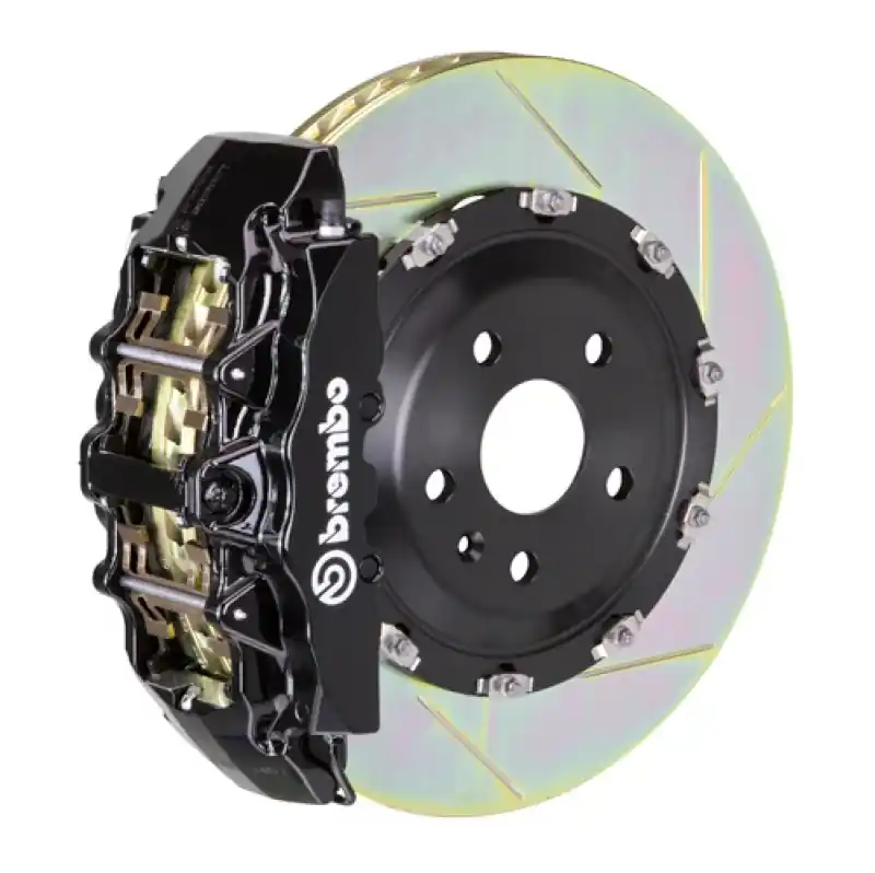 Brembo 04-10 A8 (D3) Front GT BBK 8 Piston Cast 380x34 2pc Rotor Slotted Type-1-Black Price Drop