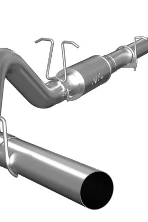 MBRP Cat Back Exhaust System 4 Inch Single Side Exit No Tip Included Aluminized Steel For 99-04 Ford F-250/350 V-10 - S5206P Today Only