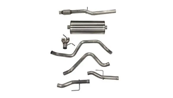 While Supplies Last Corsa Performance 2019+ Silverado Sierra 6.2L V8 3.0in. Dual Rear Exit Catback Exhaust System - 21034