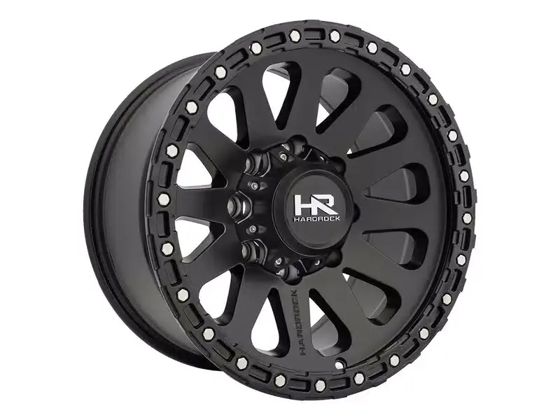 Order Now Hardrock Matte Black H102 Wheel H102-209036000BB | RealTruck