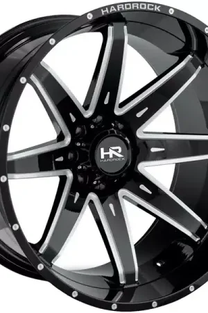 Hardrock Milled Gloss Black PainKiller Wheel H502-261470176BM | RealTruck Don’t Miss Out