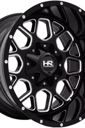 Exclusive Offer Hardrock Milled Gloss Black Gunner Wheel H705-201070119GBM | RealTruck