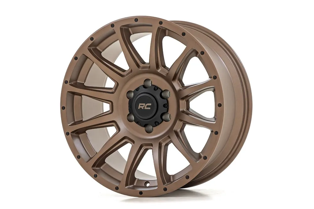 No Minimum Order Rough Country Rough Country 90 Series Wheel / One-Piece / Bronze / 18x9 / 6x5.5 / 0mm - 90180912
