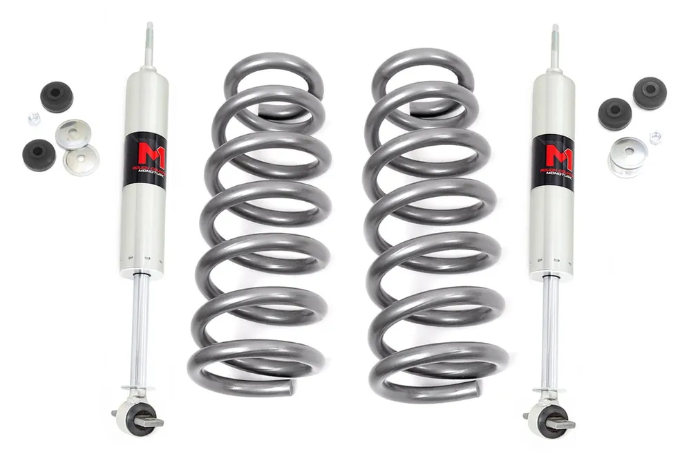 Rough Country 2 Inch Leveling Kit - M1 Shocks - Ram 1500 2WD - 30440 Buy Today