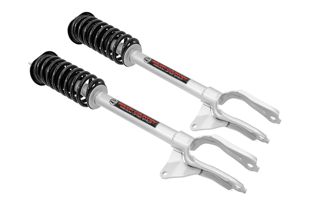 Sale Rough Country Loaded Strut Pair, 2.5 in. for Jeep Grand Cherokee 4WD 16-22 - 501082