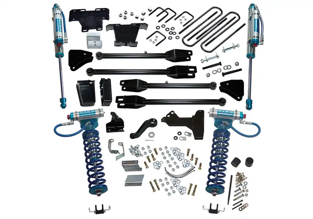 Free Shipping SuperLift 6in. Lift Kit-11-16 F250/F350 4WD w/4-Link Conversion/King Clvrs/Shocks - K237KG