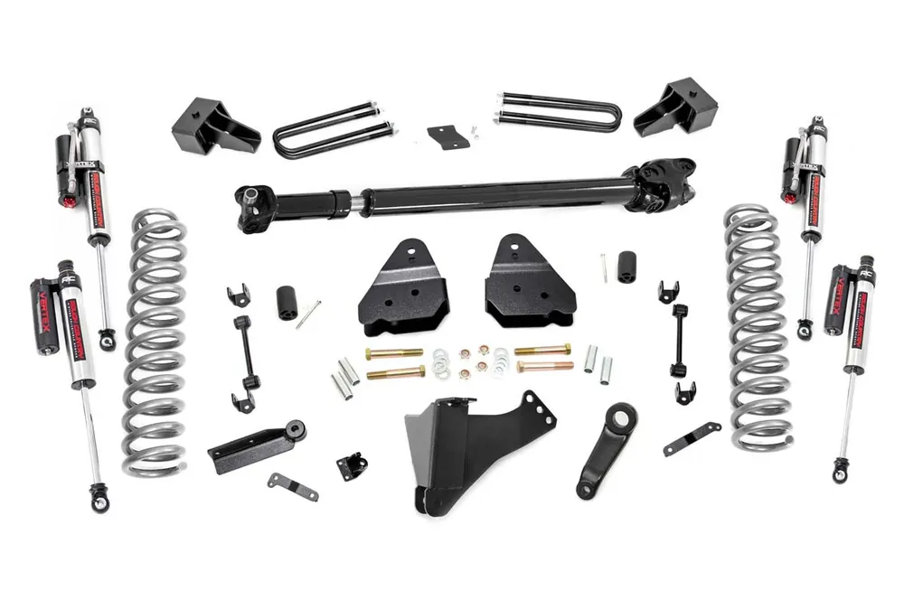 Rough Country 4.5 in. Lift Kit, DRW, D/S, Vertex, Front for Ford F-350 Super Duty 14-18 - 55951 New Arrival