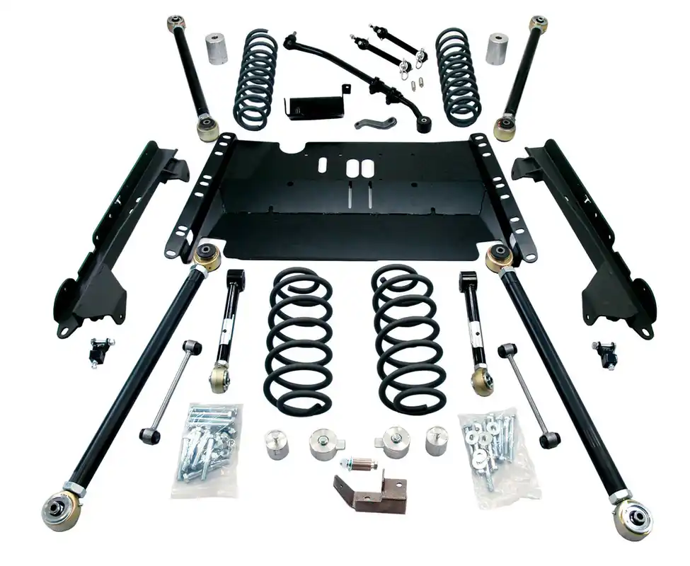 Limited Time TeraFlex Jeep TJ TJ 4 in. Enduro LCG Long Flexarm Suspension System No Shocks - 1449472