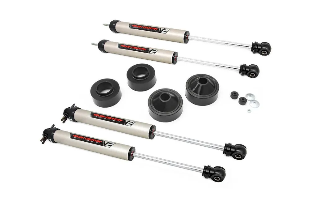 Clearance Rough Country 1.75 in. Lift Kit, V2 for Jeep Wrangler JK 07-18 - 65171