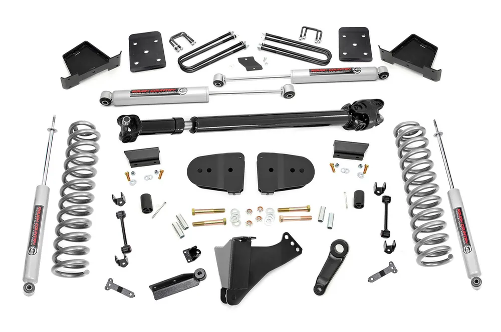 Rough Country 6 Inch Lift Kit - No OVLDS - D/S - Ford F-250/F-350 Super Duty (2023) - 43931 Next Day Delivery