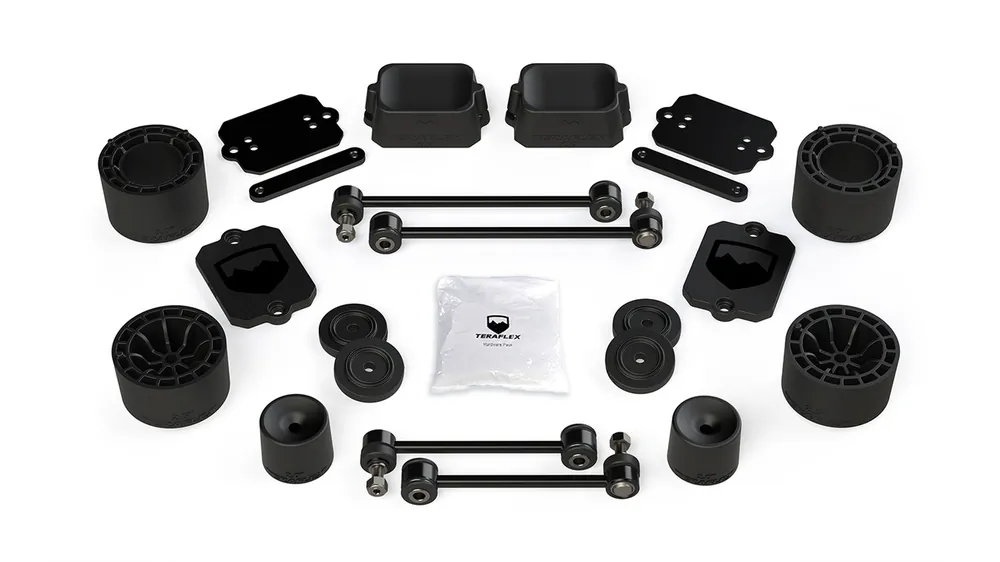 TeraFlex Jeep JLU 4dr Sport/Sahara 2.5 in. Performance Spacer Lift Kit No Shocks or Shock Ext - 1365200 Order Now