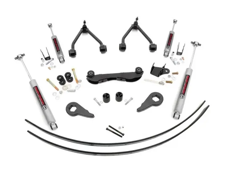 Rough Country 2-3 Inch Suspension Lift Kit Rear Add A Leafs 95-99 Tahoe/Yukon - 17030 Weekend Sale