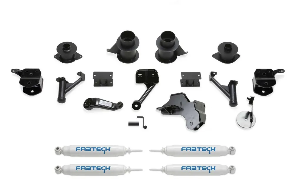 No Minimum Order Fabtech Basic Lift System, 5 in. Lift w/ PerFormance Shocks - K3173
