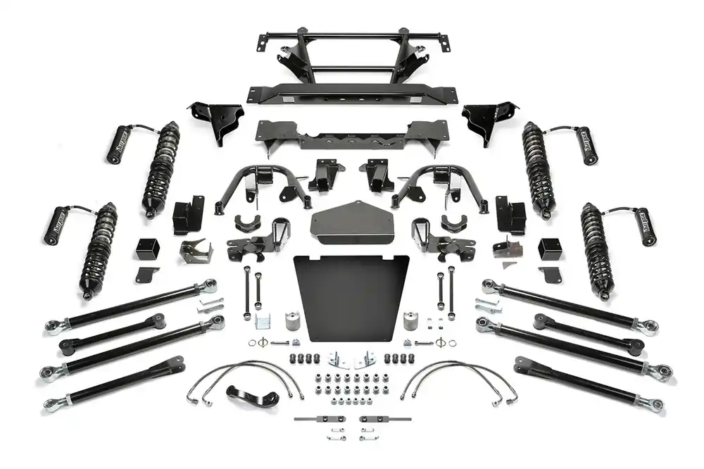 Fabtech Crawler Coilover II, 3 in. Lift w/ Dirt Logic 2.5 Coilover Resi Fr and Remote Reservoir For 07-18 Jeep Jk. - K4067DL Today Only