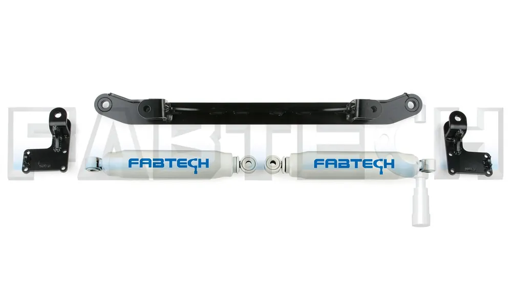 Fast Shipping Fabtech Steering Stabilizer Kit Performance Dual - FTS8023