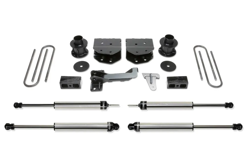 Fabtech Budget Lift System, 4 in. Lift w/ Dirt Logic Shocks For 05-07 Ford F250/350 4WD. - K2181DL Don’t Miss Out