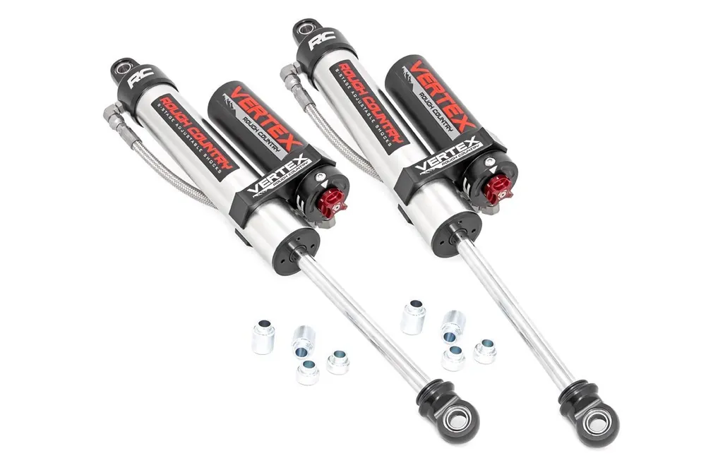 Flash Sale Rough Country Vertex 2.5 Adj Rear Shocks, 3.5-4.5 in., Rear for Jeep Wrangler JL 4WD 18-23 - 699007