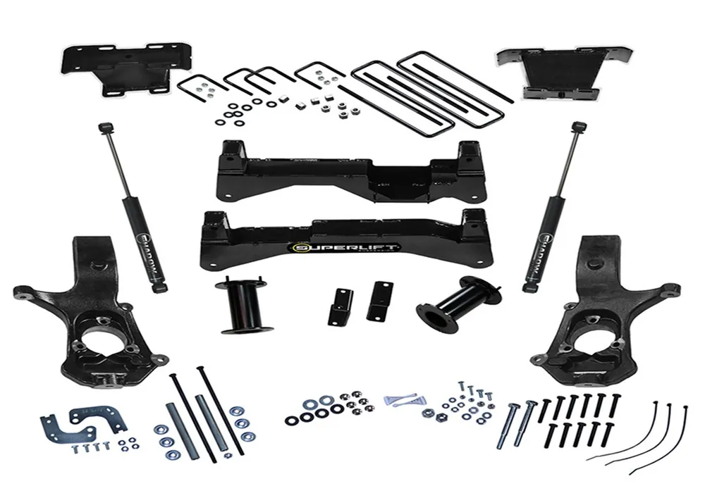 SuperLift 8in. Lift Kit-07-16 Silv/Sierra 1500 2WD w Cast Steel Ctrl Arms w SL Rear Shocks - K894 Free Shipping