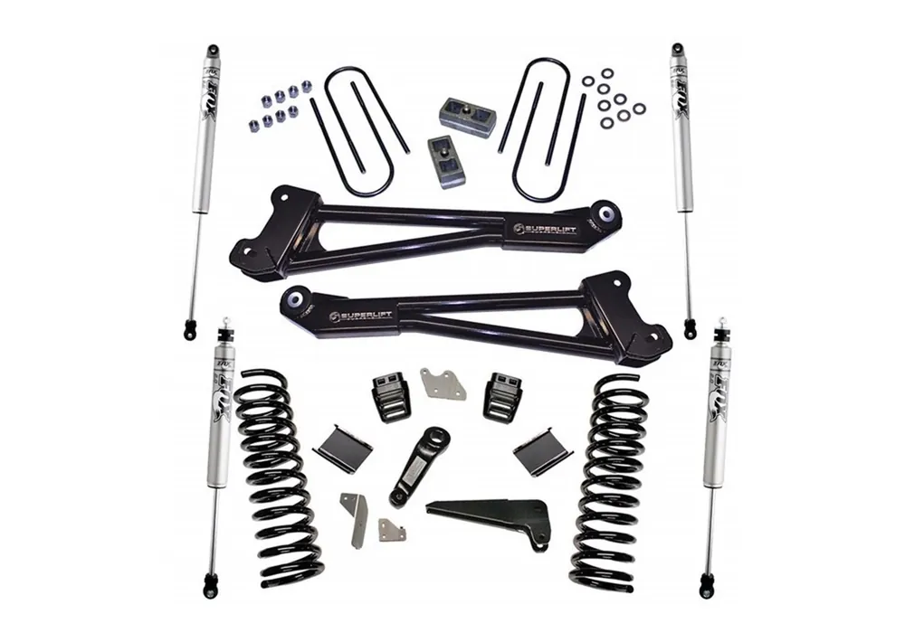 While Supplies Last SuperLift 4in. Lift Kit w/FOX Shocks-13-18 Ram 3500 4WD Diesel w/Radius Arms - K144F