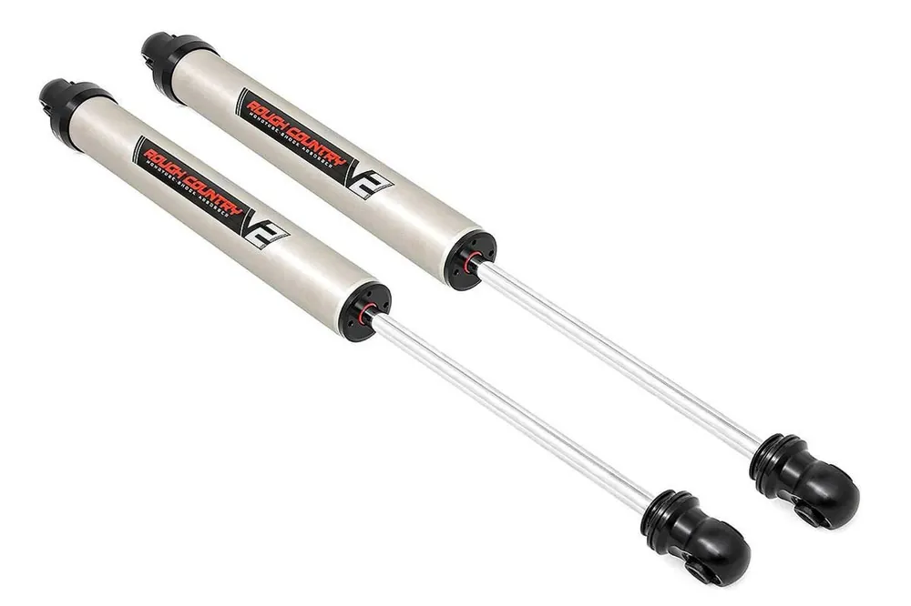 Seasonal Sale Rough Country Cadillac Escalade V2 Rear Shocks Pair 4-5.5 Inch For 02-06 Cadillac Escalade - 760782_N
