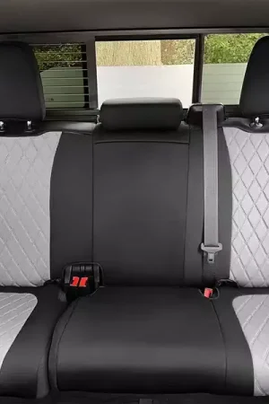 Bargain FH Group Neoprene Custom Fit Seat Covers CM5007GRAY-REAR-RT | RealTruck