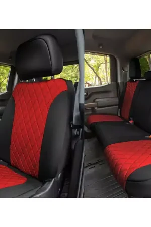 FH Group Neoprene Custom Fit Seat Covers CM5009RED-FULL-RT | RealTruck One Day Deal