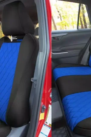 Direct From Factory FH Group Neosupeme Custom Fit Seat Covers CM5011BLUE-FULL-RT | RealTruck