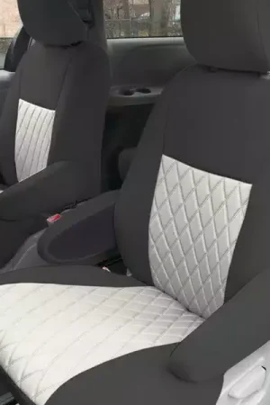 Bargain FH Group Neoprene Custom Fit Seat Covers CM5020BEIGE-2ND-RT | RealTruck