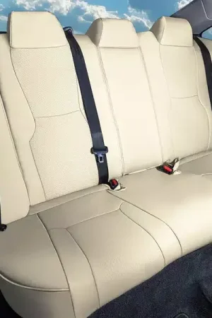 Big Sale FH Group Custom Faux Leather Seat Covers CM5038PUSP-SOLIDBEIGE-REAR-RT | RealTruck