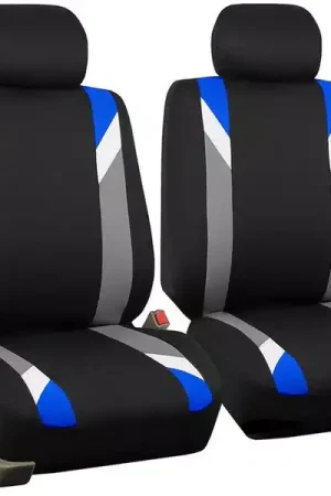 In Demand FH Group Premium Modernistic Seat Covers FB033102BLUE-RT | RealTruck