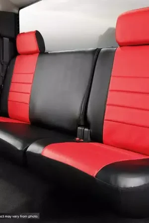 Fia Leather Lite Custom Seat Covers SL62-92 RED | RealTruck Certified