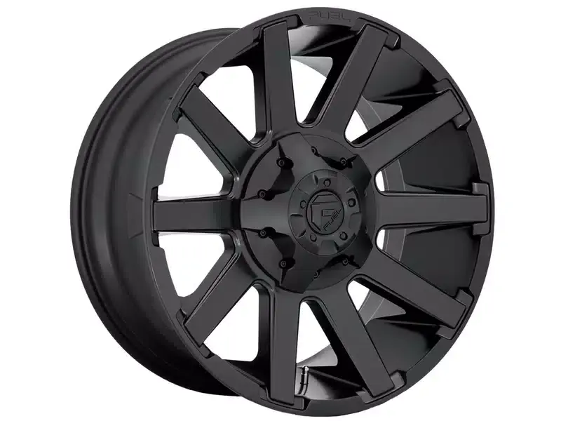 Fuel Matte Black Contra Wheels D43720909856 | RealTruck Special Discount
