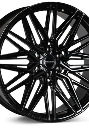 Bargain Vossen HF6-5 22x12 / 6x139.7 / ET-44 / Ultra Deep Face / 106.1 - Gloss Black Wheel