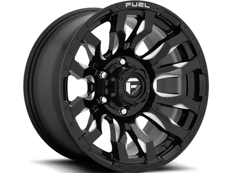 Fuel Milled Gloss Black Blitz Wheel D67318907545 | RealTruck Budget