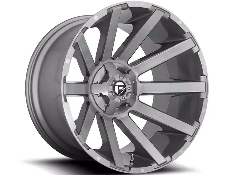 Mega Sale Fuel Brushed Gunmetal Contra Wheel D71420909849 | RealTruck